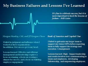 My Failures in Business  and The Lessons I've Learned